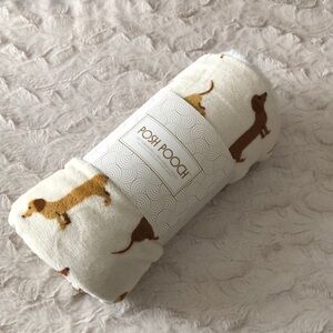 Posh Pooch Dachshund Dog Print Pet Throw Blanket